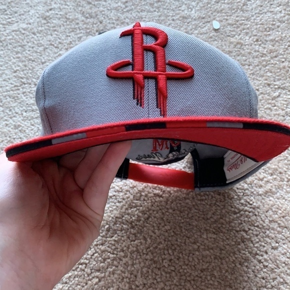 Mitchell and Ness Houston rockets flat brim hat - Picture 6 of 6